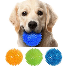 Polka Squeaky Tooth Cleaning Pet Training Ball