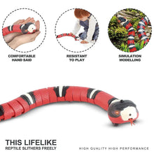Rechargeable Smart Sensing Snake Interactive Cat Toy