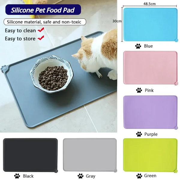 Silicone Waterproof Feeding Placemat for Dog Cat